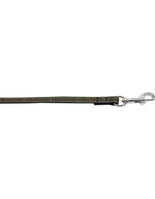 Plaid Nylon Collar Brown 3/8 wide 4ft Lsh