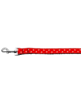 Anchors Nylon Ribbon Leash Red 1 inch wide 4ft Long