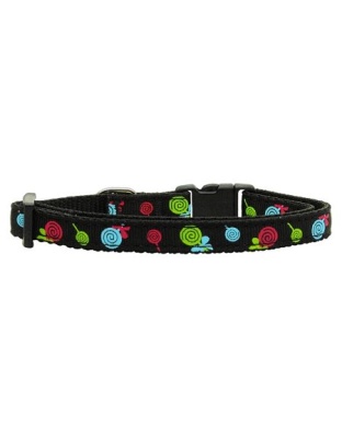 Lollipops Nylon Ribbon Collar Black Small