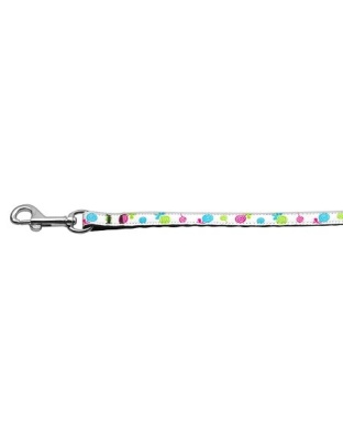 Lollipops Nylon Ribbon Leash White 3/8 inch wide 4ft Long