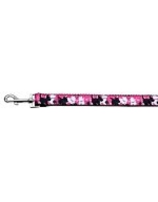 Plaid Pups Nylon Ribbon Collars 1 wide 6ft Leash
