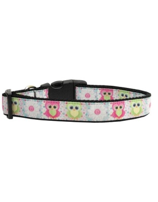 Sweet as Sugar Owls Nylon Cat Collar