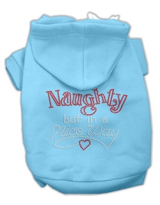 Naughty But Nice Hoodies Baby Blue L