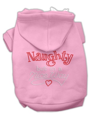Naughty But Nice Hoodies Pink L