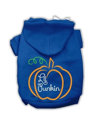 Lil Punkin Screenprint Hoodie Blue L