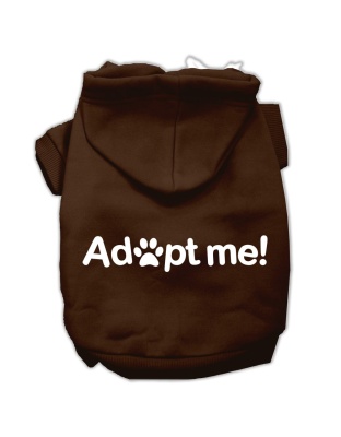 Adopt Me Screen Print Pet Hoodies Brown Size Lg
