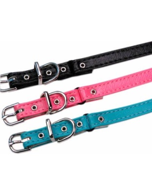 3/8" Plain Cat Safety Collar Black 10