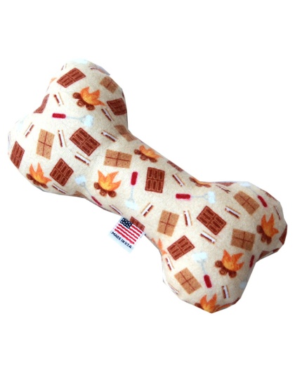 6" Bone Dog Toy Campfire