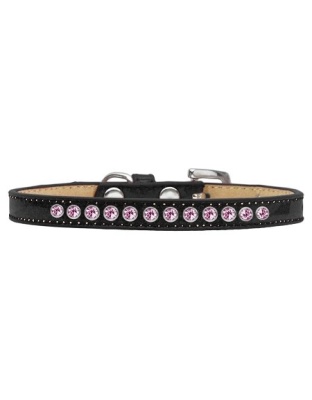 AB Crystal Size 10 Black Puppy Ice Cream Collar