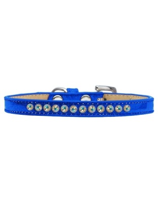 AB Crystal Size 10 Blue Puppy Ice Cream Collar