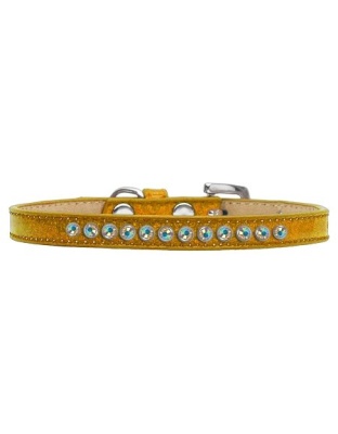 AB Crystal Size 10 Gold Puppy Ice Cream Collar