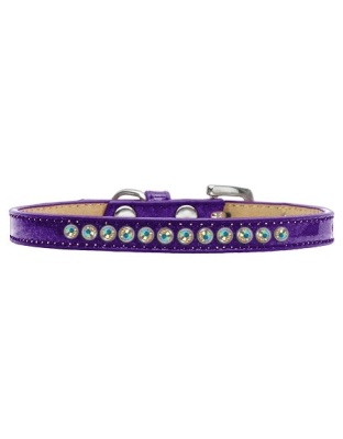 AB Crystal Size 10 Purple Puppy Ice Cream Collar