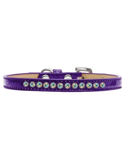 AB Crystal Size 10 Purple Puppy Ice Cream Collar