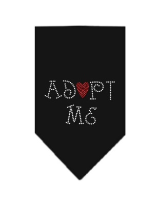 Adopt Me Rhinestone Bandana Black Large