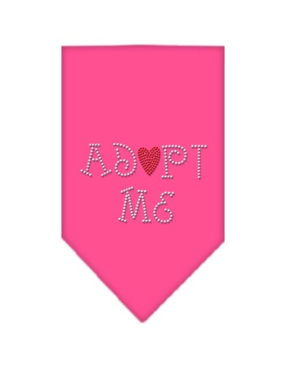 Adopt Me Rhinestone Bandana Bright Pink Large