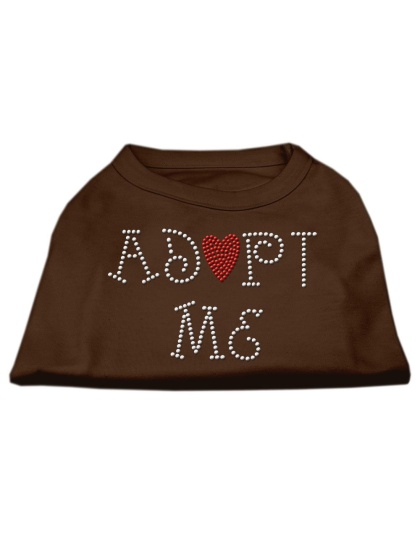 Adopt Me Rhinestone Shirt Brown Lg