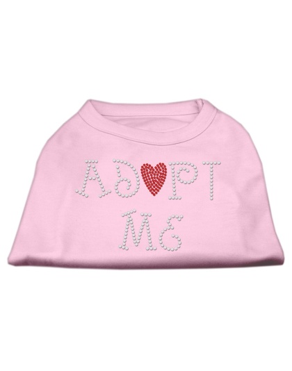 Adopt Me Rhinestone Shirt Light Pink L