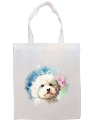 Bichon Frise Canvas Tote Bag Style1