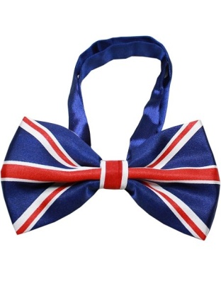 Big Dog Bow Tie British Flag