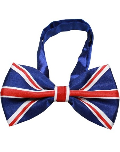 Big Dog Bow Tie British Flag