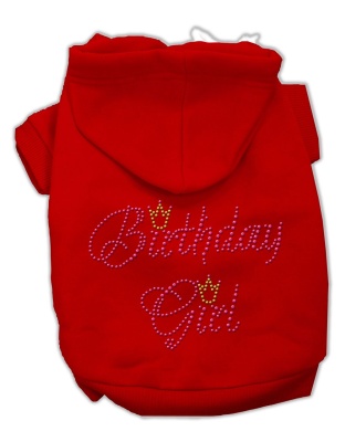 Birthday Girl Hoodies Red L