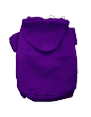 Blank Pet Hoodies Purple Size 4X