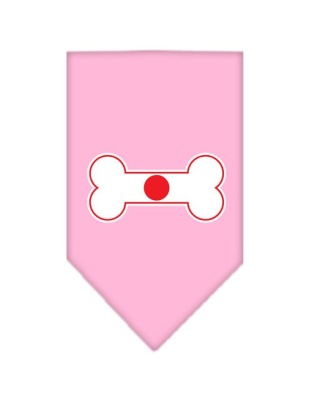 Bone Flag Japan Screen Print Bandana Light Pink Large