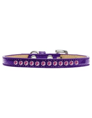 Bright Pink Crystal Size 10 Purple Puppy Ice Cream Collar