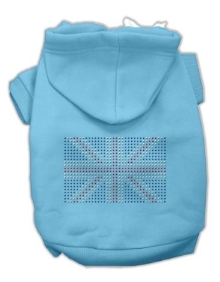 British Flag Hoodies Baby Blue L