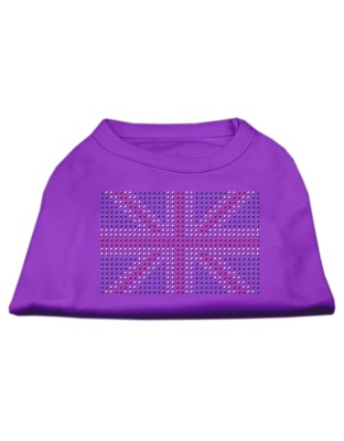 British Flag Shirts Purple L