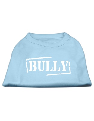 Bully Screen Printed Shirt Baby Blue Lg