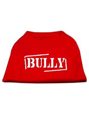 Bully Screen Printed Shirt Red Lg
