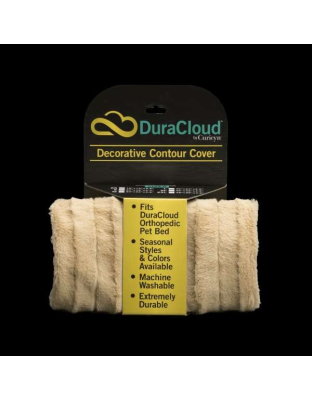 Camel - DuraCloud Orthopedic Pet Bed and Crate Pad Contour Cover - X-Small