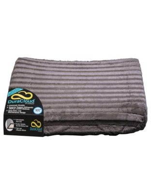 Charcoal - DuraCloud Orthopedic Pet Bed and Crate Pad - Small