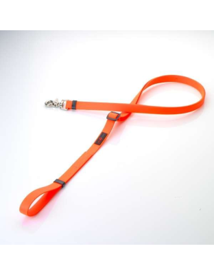Orange - Boss Adjustable Leash - 5/8" x 4'-6'
