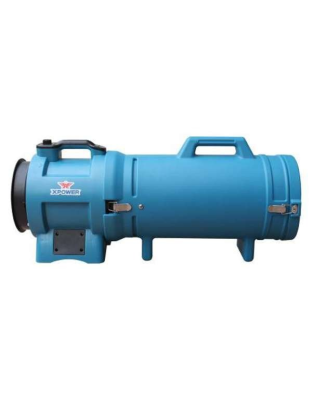 Blue - XPOWER Extra Flexible 8" Diameter 25 Ft Ventilation PVC DUCT HOSE - 25ft