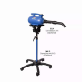 Blue  - XPOWER B-24 Thermal Ace 3 HP Variable Speed Professional Pet Grooming Dog Force Hair Dryer with Heat