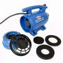 Blue  - XPOWER B-24 Thermal Ace 3 HP Variable Speed Professional Pet Grooming Dog Force Hair Dryer with Heat