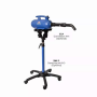 Blue  - XPOWER B-27 Super Tub Pro Double Motor 6 HP Professional Pet Grooming Dog Force Hair Dryer
