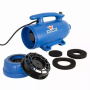 Blue  - XPOWER B-27 Super Tub Pro Double Motor 6 HP Professional Pet Grooming Dog Force Hair Dryer