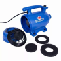 Blue  - XPOWER B-4 Mobile Pro 3 HP Variable Speed Professional Pet Grooming Dog Force Hair Dryer