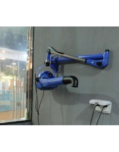 Black - XPOWER WMA Professional Pet Grooming Finishing Stand Dryer Wall Mount Arm