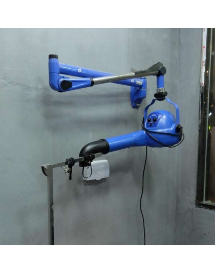 Black - XPOWER WMA Professional Pet Grooming Finishing Stand Dryer Wall Mount Arm