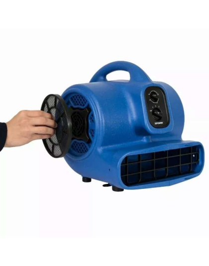 Blue/Black - XPOWER X-430TF-MDK Professional 3 Speed Pet Grooming Dog Cage Dryer with Multi Drying Hose Kit, Timer & Filters