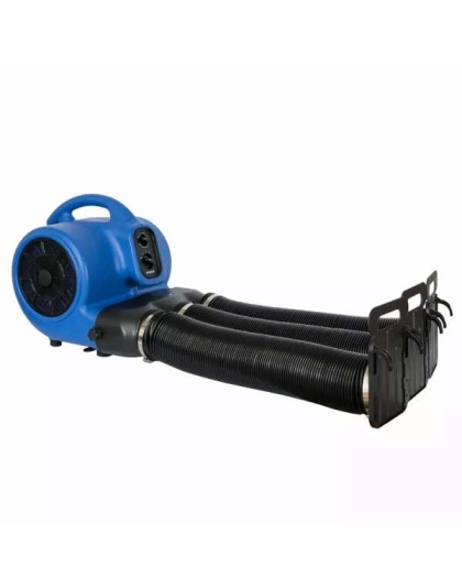 Blue/Black - XPOWER X-430TF-MDK Professional 3 Speed Pet Grooming Dog Cage Dryer with Multi Drying Hose Kit, Timer & Filters