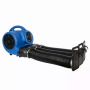 Blue/Black - XPOWER X-430TF-MDK Professional 3 Speed Pet Grooming Dog Cage Dryer with Multi Drying Hose Kit, Timer & Filters
