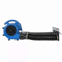 Blue/Black - XPOWER X-430TF-MDK Professional 3 Speed Pet Grooming Dog Cage Dryer with Multi Drying Hose Kit, Timer & Filters