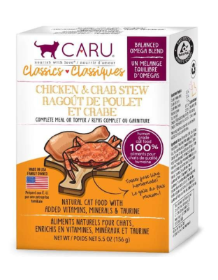 CARU Classics Chicken & Crab Stew for Cats - 5.5 oz (Case of 12)