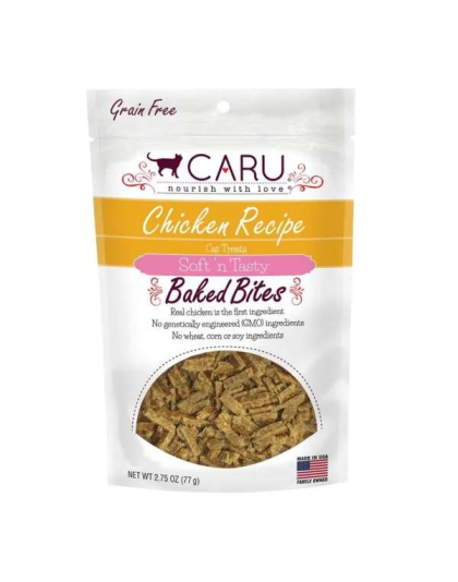 CARU Soft 'n Tasty Chicken Recipe Bites for Cats - 2.75 oz (Case of 12)