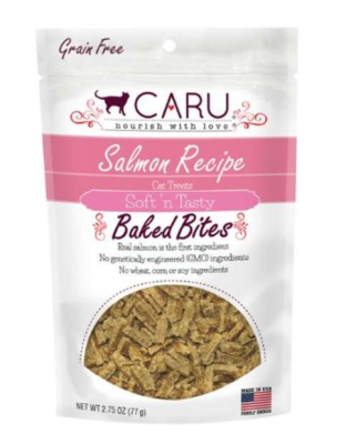 CARU Soft 'n Tasty Salmon Recipe Bites for Cats - 2.75 oz (Case of 12)
